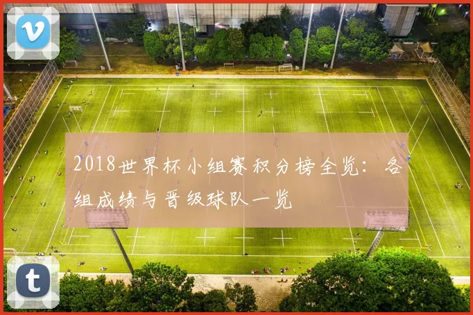 2018世界杯小组赛积分榜全览：各组成绩与晋级球队一览